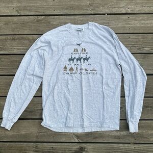 Explore Camp Olson Gray Long Sleeve Shirt